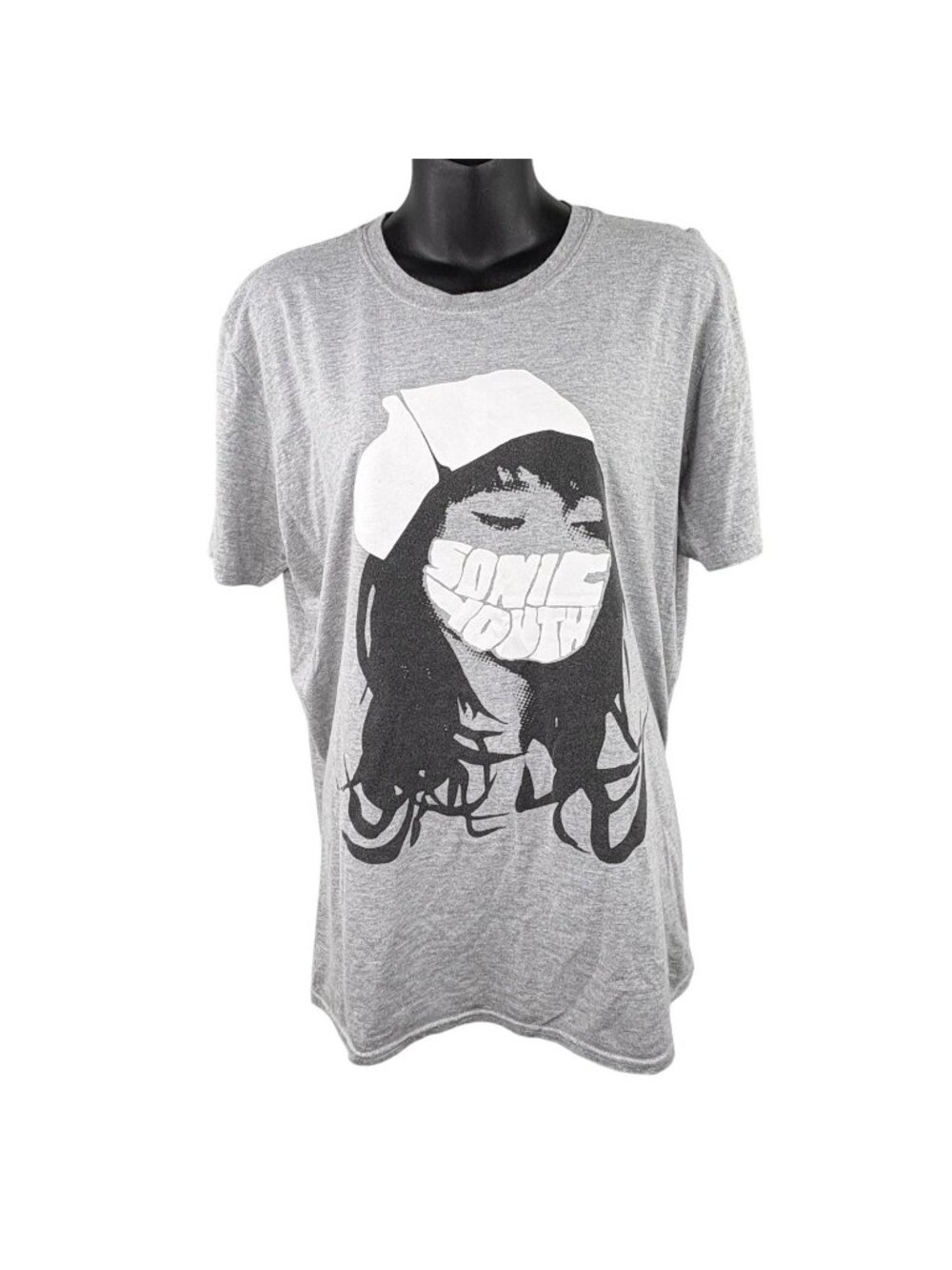 Vintage Y2K Sonic Youth Sonic Nurse Short Sleeve T Shirt Gray Unisex Men’s L